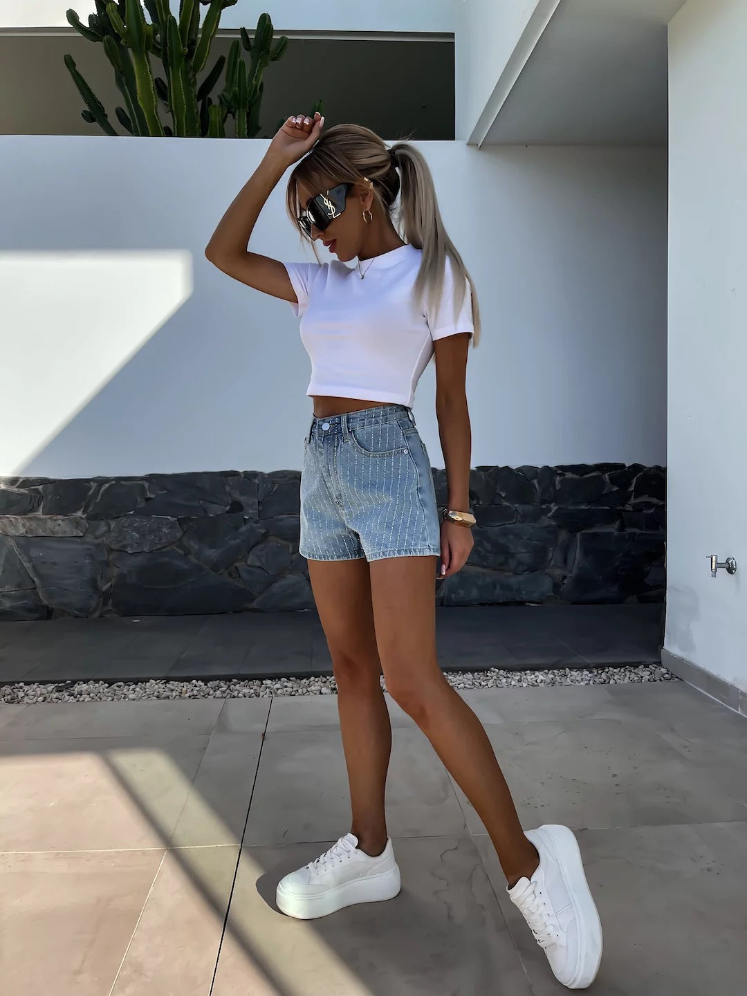 Harper Denim Short