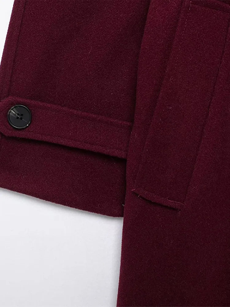 The Burgundy Celine Coat