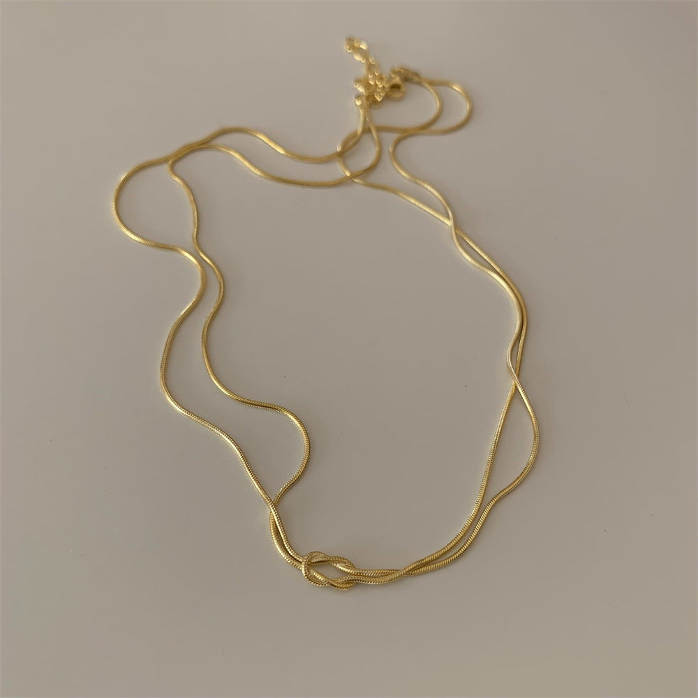 Knot Chain Necklace Bracelet