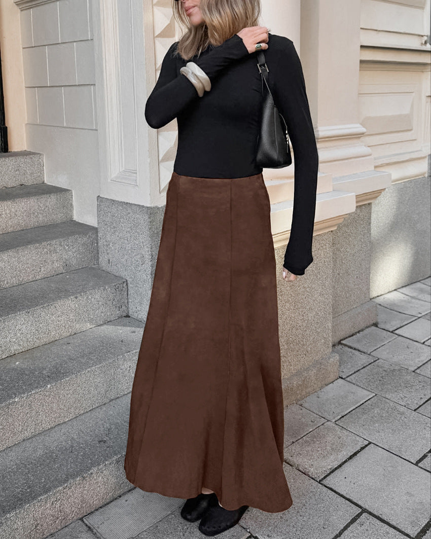 The Kaelen Velvet Skirt