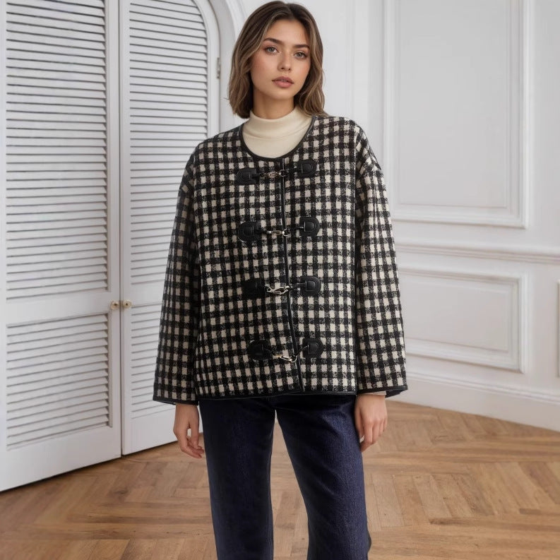 The Renna Houndstooth Jacket