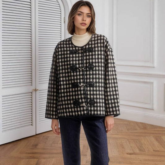 The Renna Houndstooth Jacket
