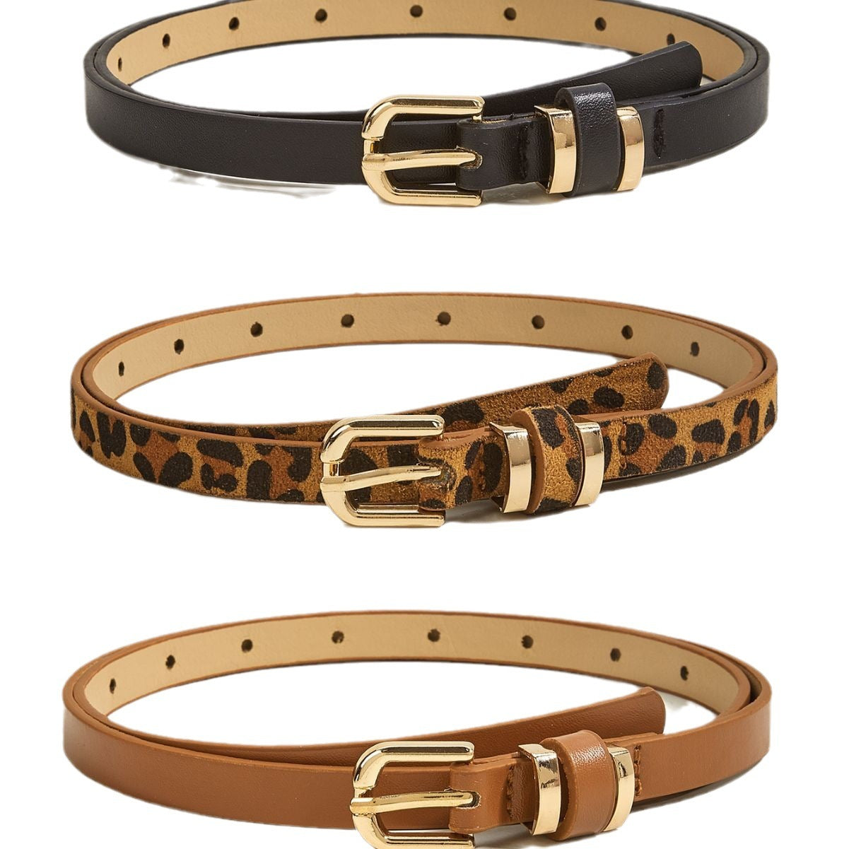 Retro Pin Buckle Small Belt