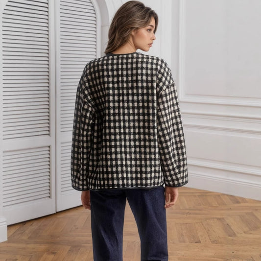 The Renna Houndstooth Jacket