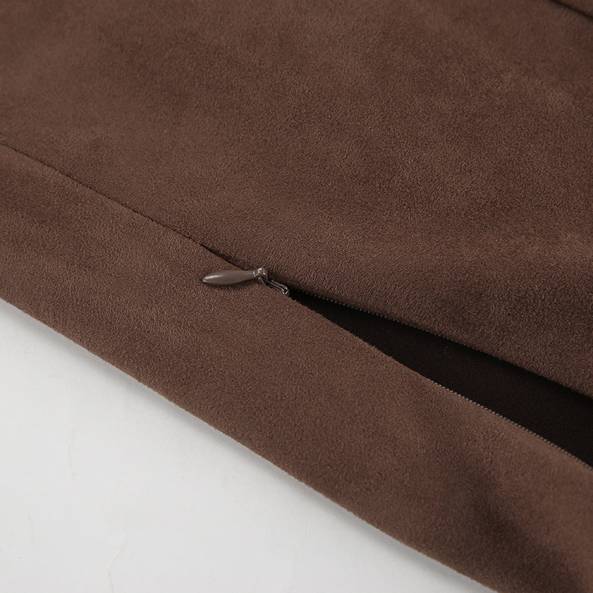 The Kaelen Velvet Skirt